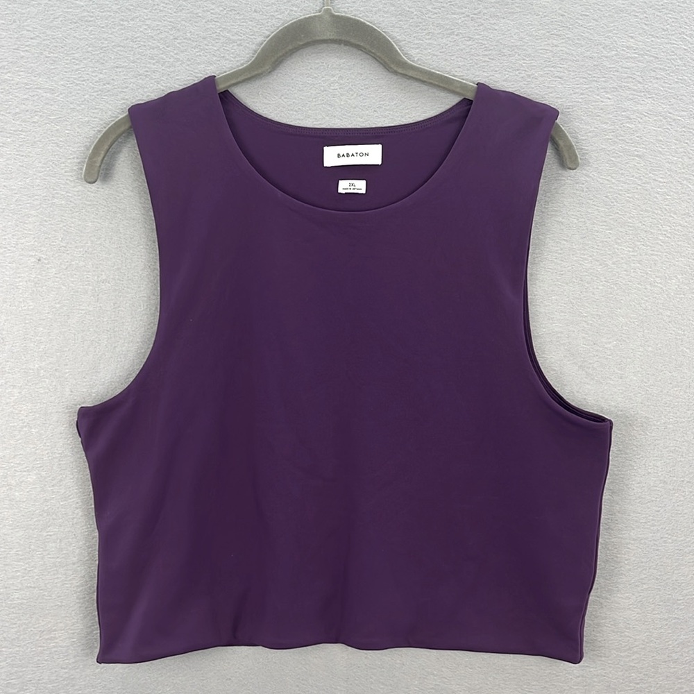 Aritzia Babaton - women’s Contour muscle tank top purple size 2XL